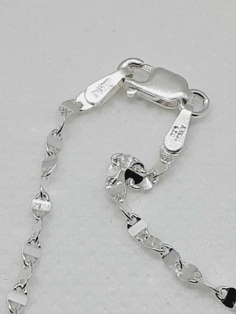 NEW sparkling 925 silver heart necklace - Picture 5 of 10